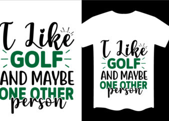 Golf Tournament SVG T shirt Design