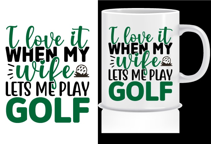 Golf Tournament SVG T shirt Design