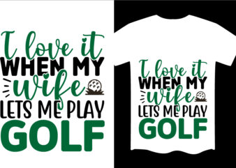 Golf Tournament SVG T shirt Design