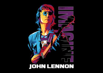 IMAGINE JOHN LENNON t shirt design for sale