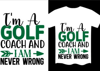 Golf Tournament SVG T shirt Design