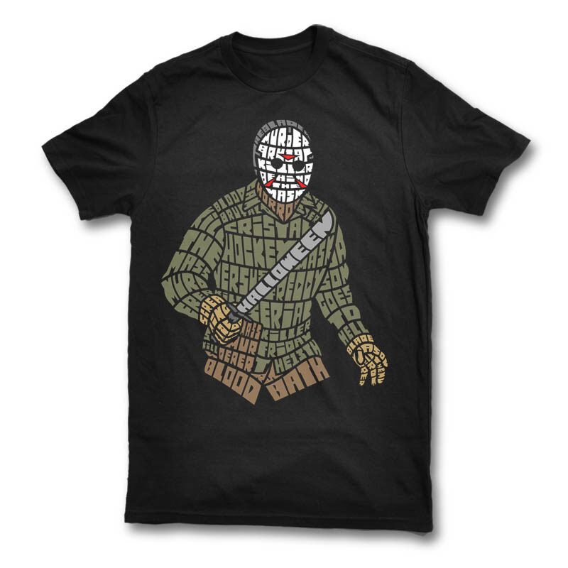 t-shirt vector 60 Calligram Tshirt Designs Bundle