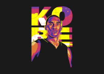 Kobe Bryant t shirt vector art