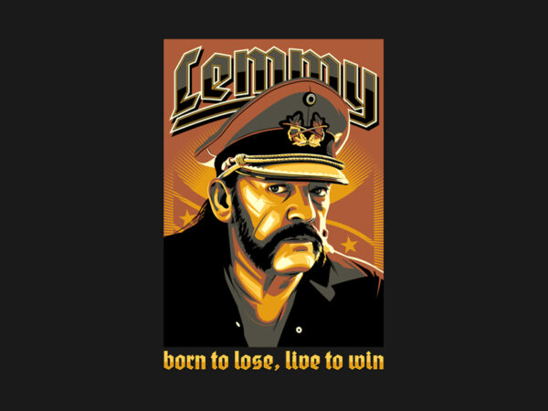 Lemmy t shirt vector graphic