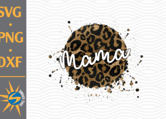 Mama leopard png digital files includes