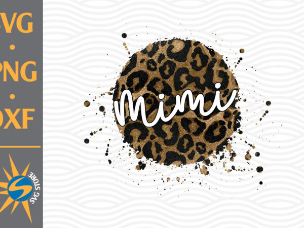Mimi leopard png digital files includes t shirt designs for sale