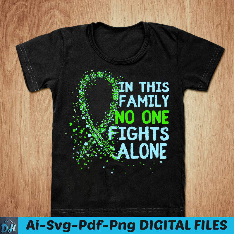In This Family No One Fights Alone t-shirt design, Cancer shirt, Fights Alone t-shirt, Cancer awareness, Fight cancer tshirt, Funny cancer tshirt, gift cancer, mom cancer, cancer sweatshirts & hoodies