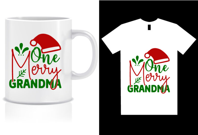 Christmas SVG T shirt Design Template