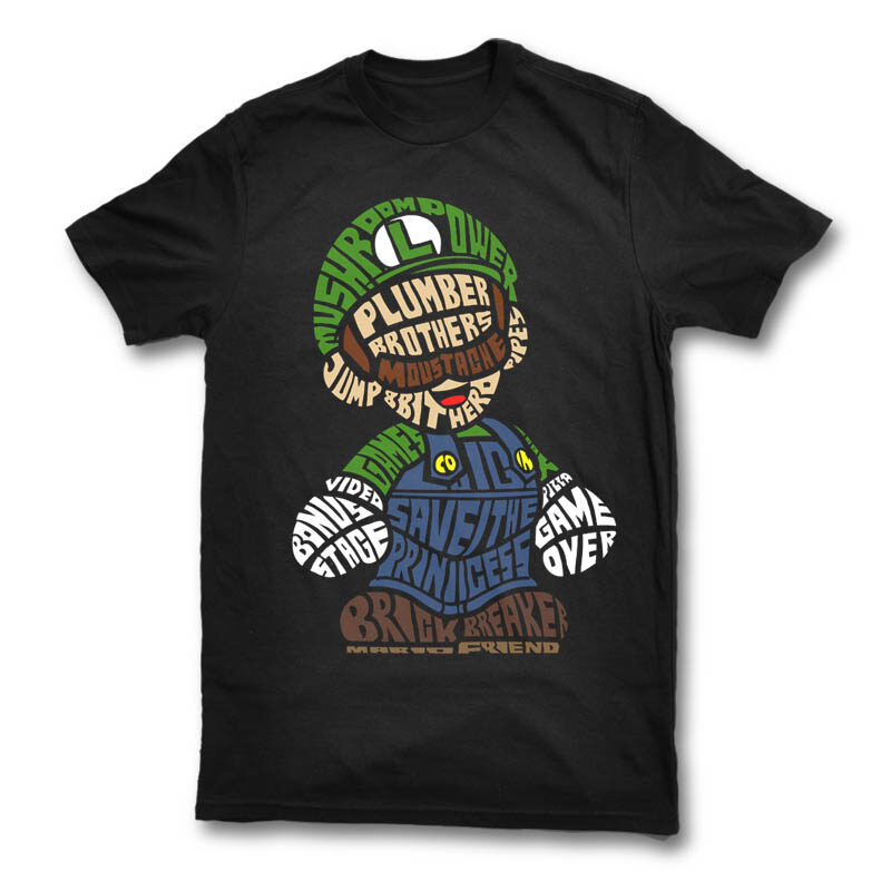 t-shirt vector 60 Calligram Tshirt Designs Bundle