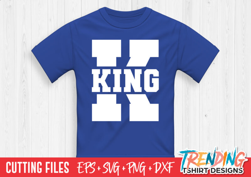 King SVG T-Shirt Design