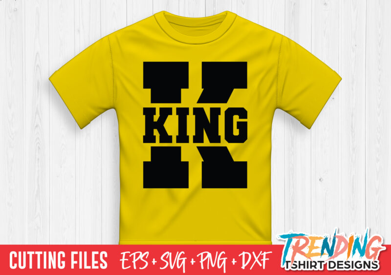 King SVG T-Shirt Design