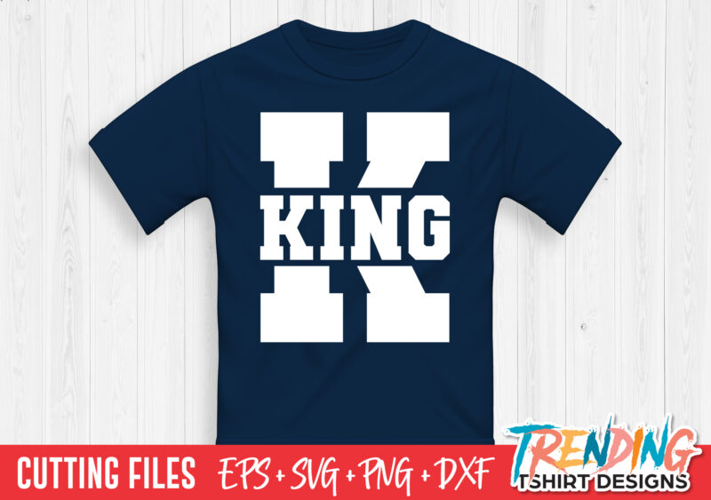 King SVG T-Shirt Design