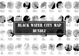 Black Water City Map Bundle
