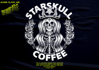 STARSKULL HALLOWEEN COFFE BRAND PARODY