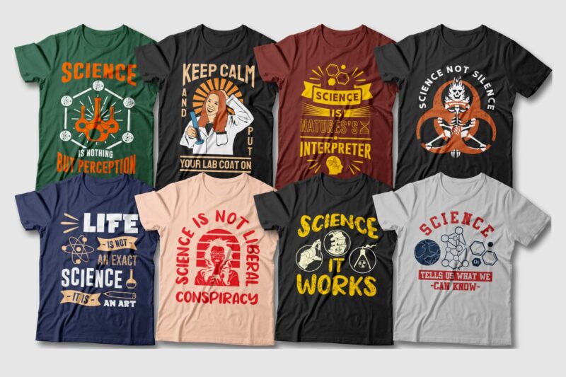 science t-shirt designs