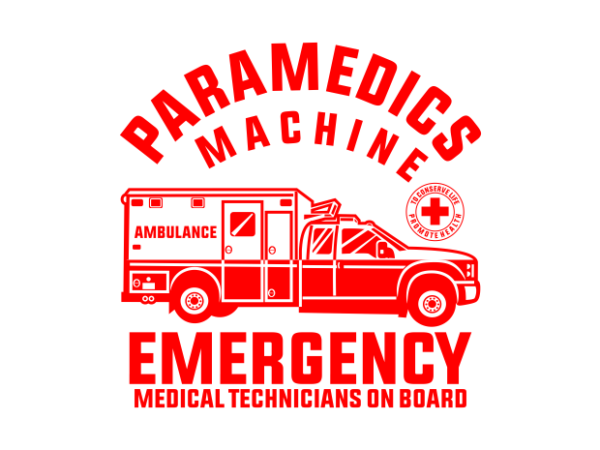 The ambulance t shirt designs for sale