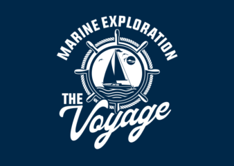 THE SAILBOAT VOYAGE t shirt designs for sale