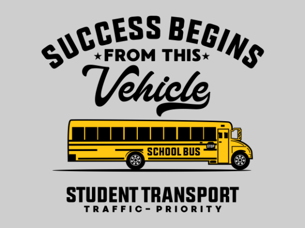 The school bus quote t shirt designs for sale
