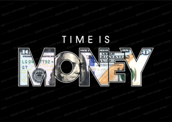 time is money t shirt design, dollar money t shirt design