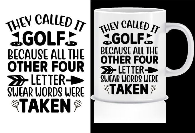 Golf Tournament SVG T shirt Design