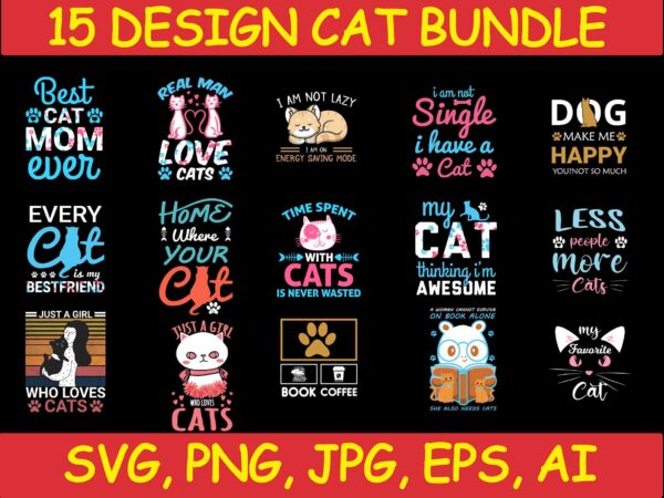 Cat bundle svg, cat svg, kitty svg, cute cat svg,cat head,cat face,mom mama cat svg, funny cats, cat silhouette, crazy cat love, cat design png