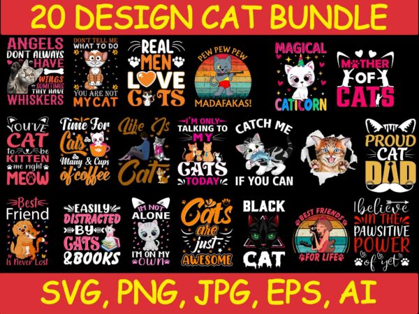 Cat bundle svg, cat svg, kitty svg, cute cat svg,cat head,cat face,mom mama cat svg, funny cats, cat silhouette, crazy cat love, cat design png