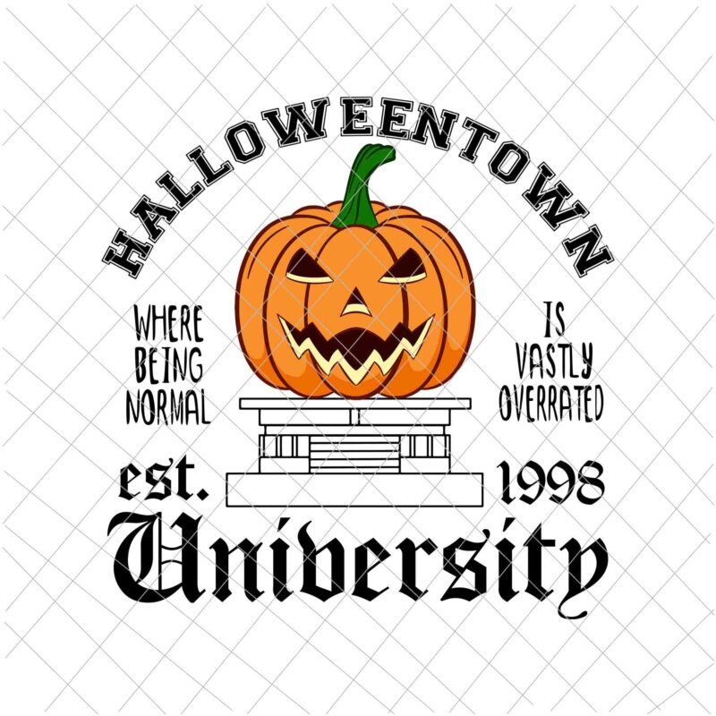 Halloweentown University 1998 Svg, Funny Halloween 1998 Svg, Halloween ...