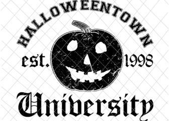 Halloweentown University 1998 Svg, Funny Halloween 1998 Svg, Halloween University Svg, Pumpkin 1998 University