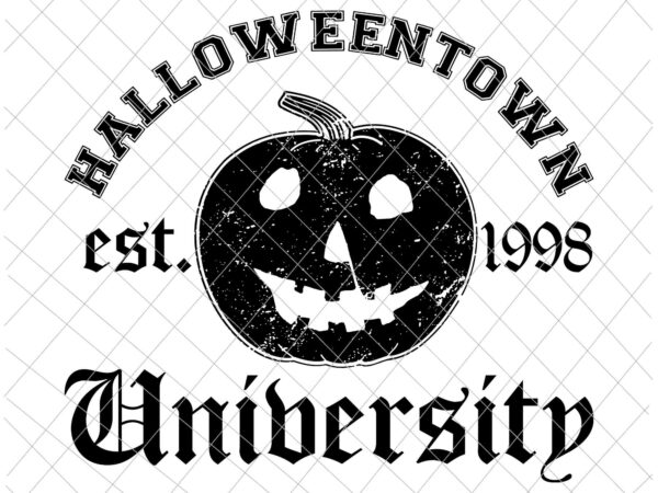 Halloweentown university 1998 svg, funny halloween 1998 svg, halloween university svg, pumpkin 1998 university graphic t shirt