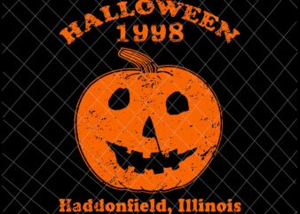 Halloween 1998 Pumkin svg, Halloween 1998 holiday spooky gift myers pumpkin haddonfield lllinols, Halloween svg, Pumkin svg, haddonfield lllinols