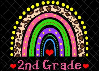 2nd Grade Teacher Svg, Funny Rainbow Lover Back To School Svg, Back To School 2nd Grade Svg, Team 2nd Grade Svg, 2nd Grade Svg