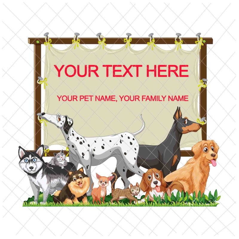 Dog Family Svg, Full Dog Svg, Cute Dog Svg, Your Text Here Svg, Dog Svg