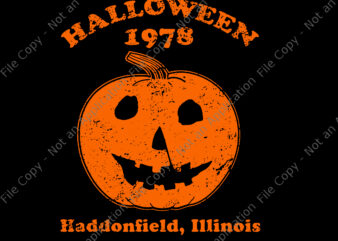 Halloween 1978 Pumkin svg, Halloween 1978 holiday spooky gift myers pumpkin haddonfield lllinols, Halloween svg, Pumkin svg, haddonfield lllinols graphic t shirt
