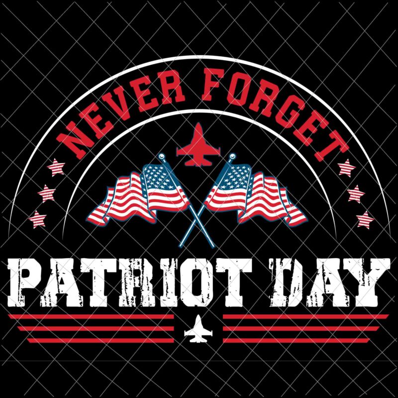 We Will Never Forget Svg, National Day Of Remembrance Patriot Day Svg, September 11th Never Forget svg, 9/11 Svg