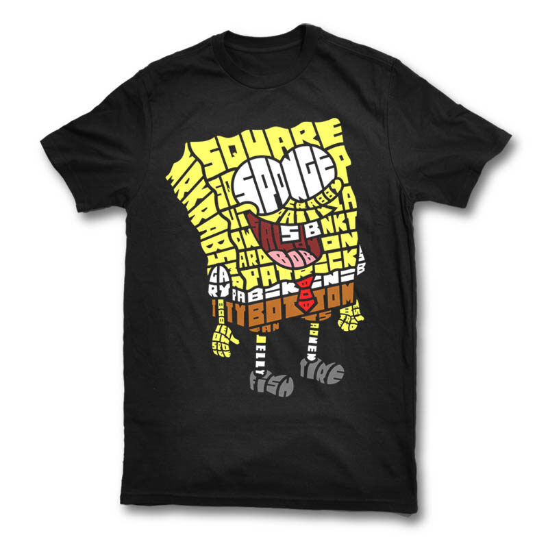 t-shirt vector 60 Calligram Tshirt Designs Bundle