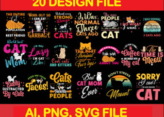 Cat bundle svg, cat svg, black cat svg, cat design, design cat bundle, cat vector, cat funny, cat design