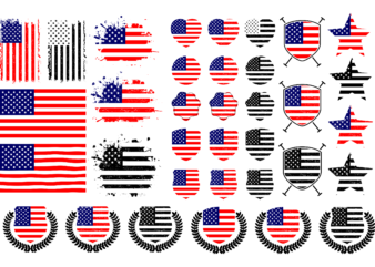 american flag svg bundle