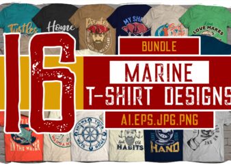 Marine t-shirt desings BUNDLE