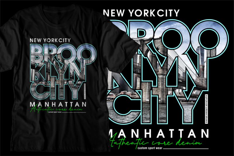 brooklyn new york city t shirt design