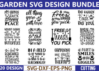 Garden SVG Bundle for sale!