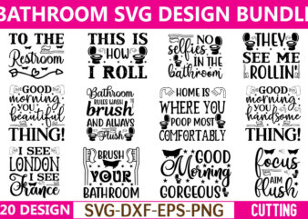 Bathroom svg bundle graphic t shirt