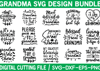 Grandma svg design Bundle