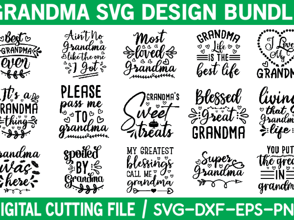 Grandma svg design bundle