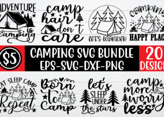 Camping svg bundle graphic t shirt