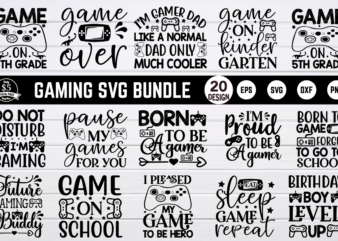 Gaming Svg Design Bundle