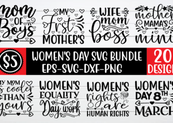 Women’s Day svg bundle for sale!