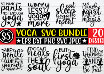 yoga svg bundle graphic t shirt