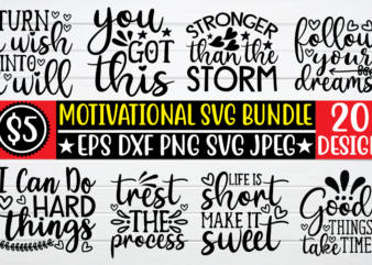 motivational svg bundle t shirt template