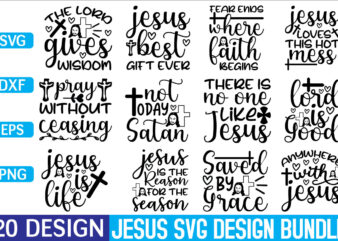 Jesus svg Design Bundle for sale
