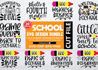 school svg bundle graphic t shirt for sale!